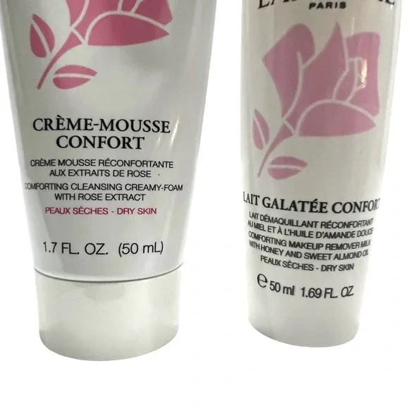 Lancome Comfort Cleansing Foam and Makeup Remover Travel Size Set NEW - Picture 3 of 3